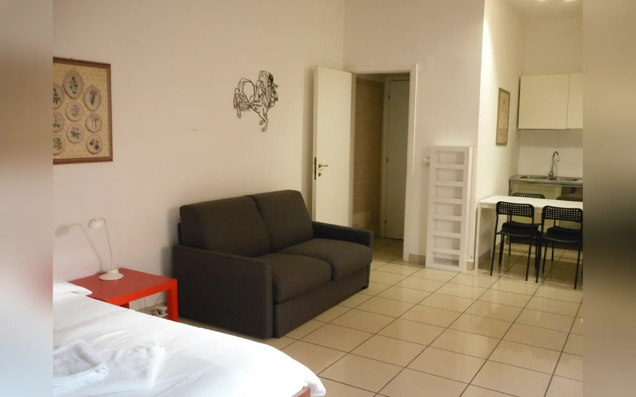 Camera con bagno privato — Appartamenti Serlio 24, Bologna (Emilia-Romagna) (foto 38)