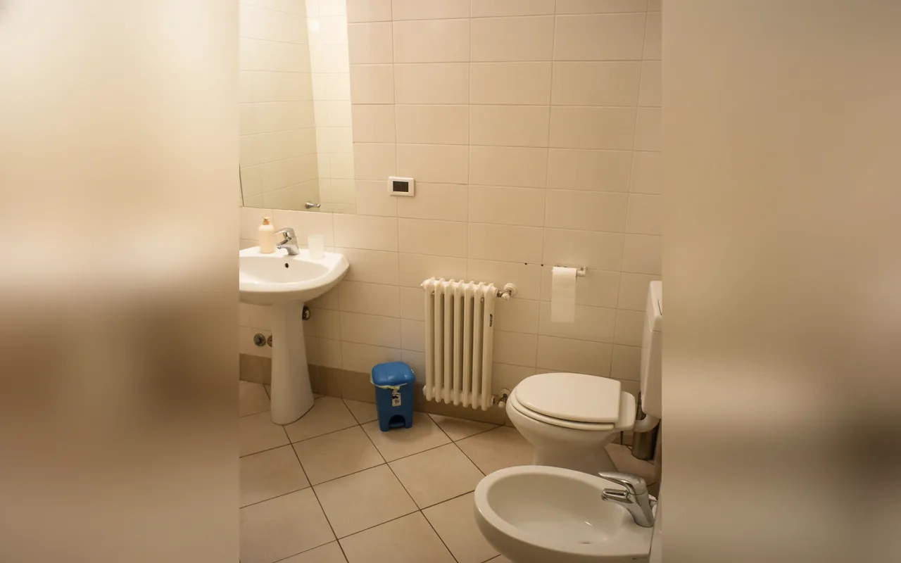 Camera con bagno privato — Appartamenti Serlio 24, Bologna (Emilia-Romagna) (foto 50)
