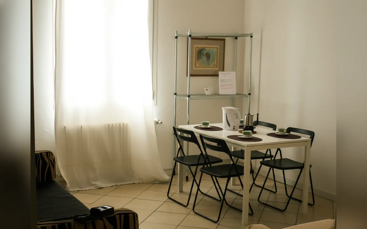 Camera con bagno privato — Appartamenti Serlio 24, Bologna (Emilia-Romagna) (foto 58)