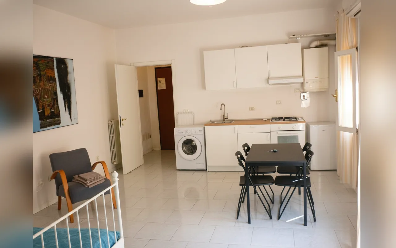 Camera con bagno privato — Appartamenti Serlio 24, Bologna (Emilia-Romagna) (foto 90)
